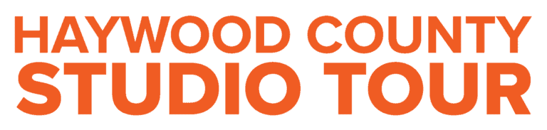Haywood County Arts Studio Tour Text Logo in Orange